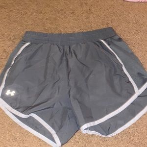Grey Under Armor Athletic Shorts